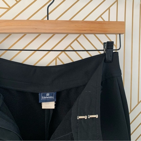 Edelweiss vintage wool blend ski skiing snow pants stirrup high rise pants sz 12 - Picture 6 of 11